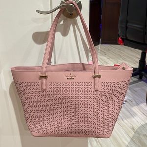 Kate Spade mini harmony Cedar Street preparated tote color pink bonnet